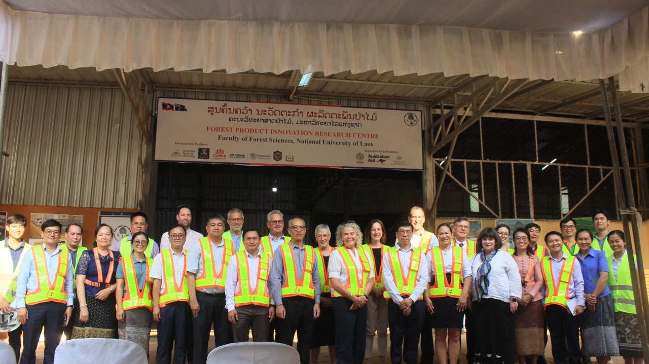 Hosting the ACIAR Delegation and a Representative from the Australian Embassy in Laos